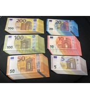 300  ADET KARIŞIK EURO 5-10-20-50-100-200 EURO GEÇERSİZ EĞLENCE OYUN ŞAKA  DÜĞÜN PARASI