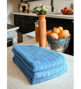 Technow Misclean Mikrofiber Mutfak Temizlik Bezi 40*40 cm Mavi (3 Adet)