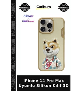 iPhone 14 Pro Max Uyumlu Silikon Kılıf 3D Stil Sahibi Koruyucu Kapak Model Koruma