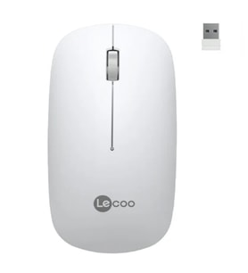 Lecoo Kablosuz Mouse Ws214 Beyaz
