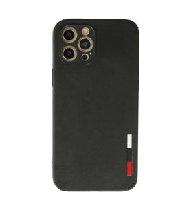 Apple İphone 12 Pro Max Kılıf Loop Deri Silikon - Siyah