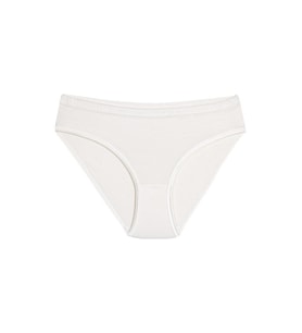 12 Adet Yıldız Bayan Bambu Bikini Külot Ekru 3957