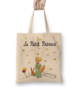Küçük Prens Le Petit Prince Bez Çanta Uzun Saplı