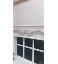 Çift Mekanizmalı Pembe Tül Perde ve Ekru Stor Perde STB2015-V15