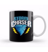 Storm Chaser Tornado Hurricane & Thunderstorms Kupa Bardak Porselen