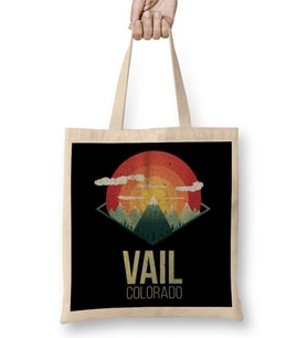 Vail Colorado 02 Bez Çanta Uzun Saplı