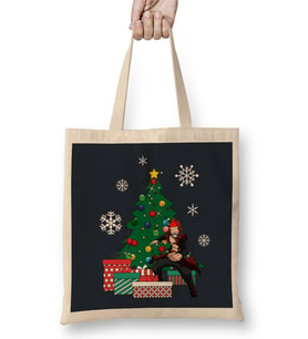 Katsuki Bakugo Around The Christmas Tree My Hero Academia Bez Çanta Uzun Saplı