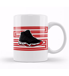 J11 Bred j11 23 Art 1 Air Jordan 1 Kupa Bardak Porselen