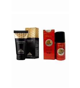 TİTAN JEL KAYGANLAŞTIRICILI BAKIM JELİ & VİGA 84000 GECİKTİRİCİ ETKİLİ SPREY 45 ML