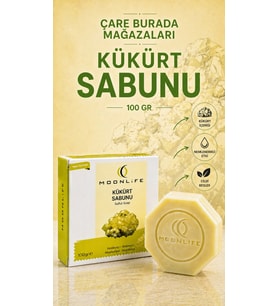 Moonlife - Kükürt Sabunu 100 Gr (Yenileyici & Besleyici Etkili)