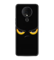 Tecno Spark 6 Kılıf Silikon Desen Black Eyes 1644