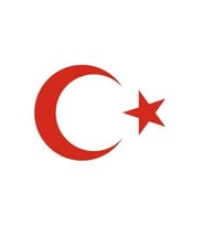Ay Yıldız Oto Sticker Kırmızı