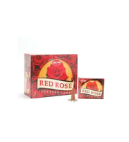 Kişiye Özel Red Rose Aromalı Konik Tütsü