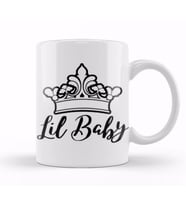 King Lil Baby HIP HOP LOGO MERCH Kupa Bardak Porselen