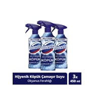 Hijyenik Köpük Çamaşır Suyu Sprey Mutfak Okyanus Ferahlığı 450 ml 3 Adet