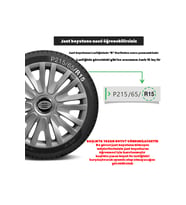 Nissan Laurel Altima 14'' Inc Uyumlu Takım Jant Kapağı TNC002