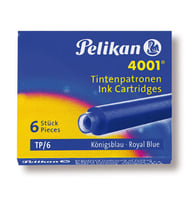 Pelikan Kartuş Serisi TP6X Dolma Kalem Kartuşu Mavi