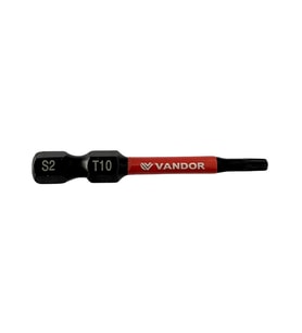 Vandor Bits Uç Matkap Ucu Tornavida Ucu Vidalama Ucu İmpact S2 Çelik T10 50 mm - 729927867021