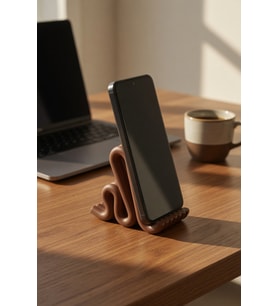 MYCRAFT3D Dalgalı Tasarım Telefon ve Tablet Standı – Masaüstü Telefon Tutucu