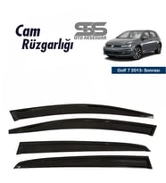 Cam Rüzgarlığı Volkswagen Golf 7 2013 Sonrası Mügen Tip Piano Black