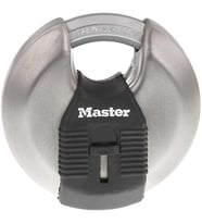 Master Lock M50Xd Magnum Ağır Hizmet Paslanmaz Çelik Discus Asma Kilit, Anahtarlı, Gümüş
