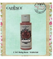 Cadence Style Matt Enamel Cam & Porselen Boyası 59 ml. E-347 Küllü Gül 