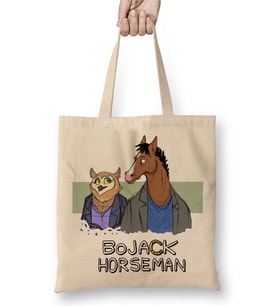 BoJack Horseman 010 Bez Çanta Uzun Saplı