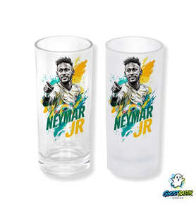 Neymar Jr. Buzlu / Buzsuz Seçenekli Rakı Bardağı – 1 Adet Şık Sunum Bardağı 0216