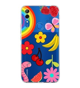 PrintiFy Huawei P Smart Z ile Uyumlu Water Color 5  Kamera Korumalı Şeffaf  Kılıf