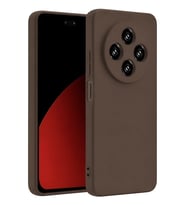 Redmi 14C Kılıf First Silikon - Kahverengi