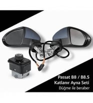 VW PASSAT B8 /B8.5 2015-2021 KATLANIR AYNA - DÜĞME DAHİL