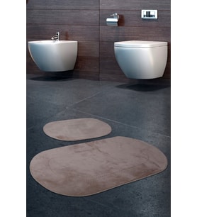 Rivora Vizon 2'li Banyo Halısı Paspası Seti Kaymaz Tabanlı Makinede Yıkanabilir