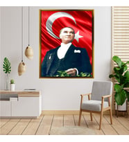 ÇERÇEVELİ ATATÜRK TABLO S181