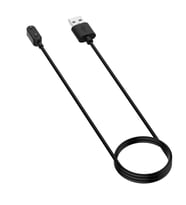 SChitec Huawei Honor Band 6 Uyumlu Manyetik Usb Şarj Kablosu 1 Metre Siyah