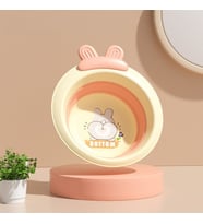 Katlabilir Yenidoğan Bebek ve Çocuk Banyo Yıkama Kovası (Pembe)