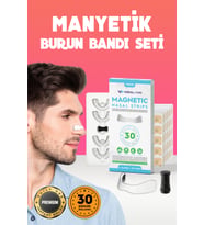 Premium Mıknatıslı Burun Bandı 30 Adet, 2025 Beyaz, Estetik Dilatörü, Breath Life!