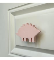 Pomerol Pembe Dino 5 Dolap Kulpu-Çocuk Odası, Mutfak ve Banyo İçin Modern, Sevimli ve Dayanıklı Mobilya Kulp