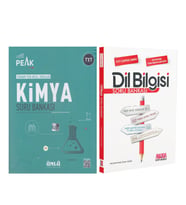Ünlü Yayıncılık TYT Kimya Best Peak ve AKM Dil Bilgisi Soru Bankası Seti 2 Kitap