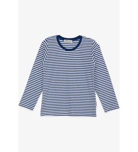 Breeze Girls & Boys Erkek Bebek Uzun Kollu Tişört Çizgili 9 Ay-3 Yaş, Koyu Mavi