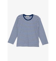 Breeze Girls & Boys Erkek Bebek Uzun Kollu Tişört Çizgili 9 Ay-3 Yaş, Koyu Mavi