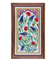 Armada Çini 20x40 Cm ED 161 Saksılı El dekoru Çini Pano