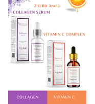 Vitamin C Serum + Collagen Serum 2'li Bakım Seti