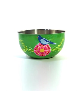Kase Yeşil Kuşlu (24 Cm)