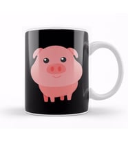 Adorable Pig Cute Baby Pig for Pig Lovers Kupa Bardak Porselen