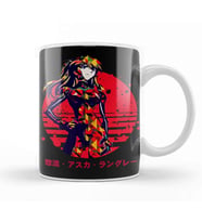 Asuka Langley Sohryu Evangelion Kupa Bardak Porselen