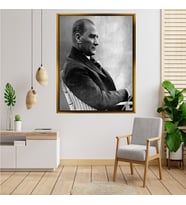 ÇERÇEVELİ ATATÜRK TABLO S92