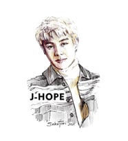 J-hope Bts  Küçük Dilekler Tablo Ahşap Poster Dekoratif Kod1450