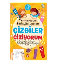 Tamamlıyorum Birleştiriyorum - Çizgiler Çiziyorum