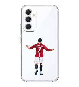 Samsung Galaxy S24 PLUS Uyumlu Cristiano Ronaldo Tasarımlı Şeffaf Telefon Kılıfı