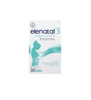 Elenatal3 Multivitamin, Mineral ve Omega-3 İçeren Takviye Edici Gıda 30 Kapsül